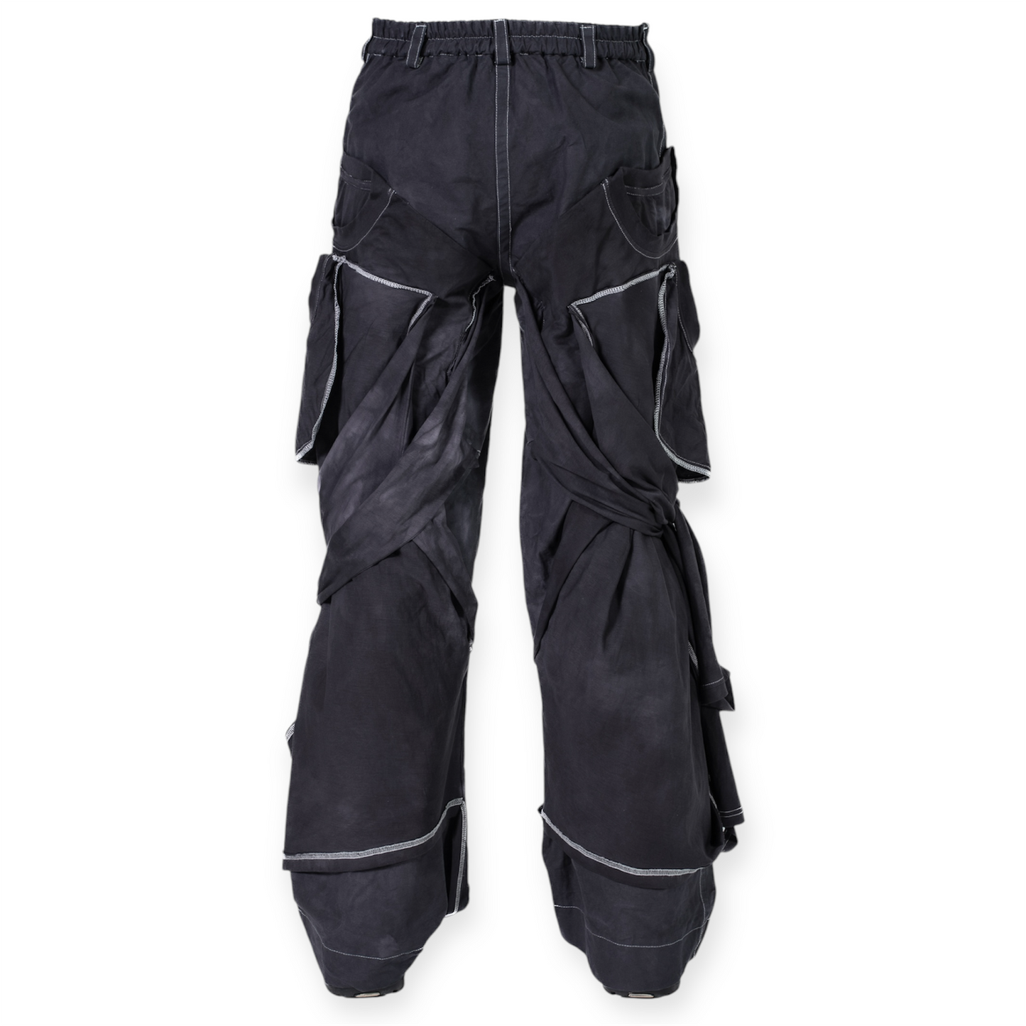 001+ tethered pant in black