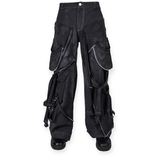 001+ tethered pant in black